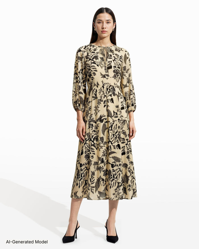 Anne Klein Plus Tiered Patio Dress