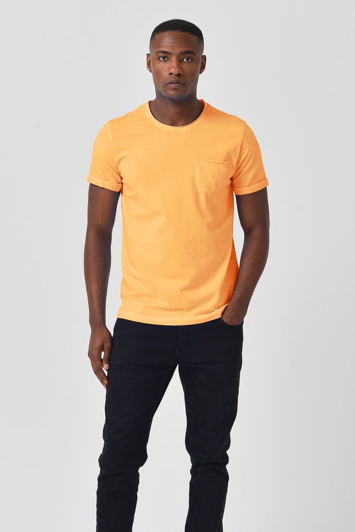 Pocket T-Shirt Slim - Apricot