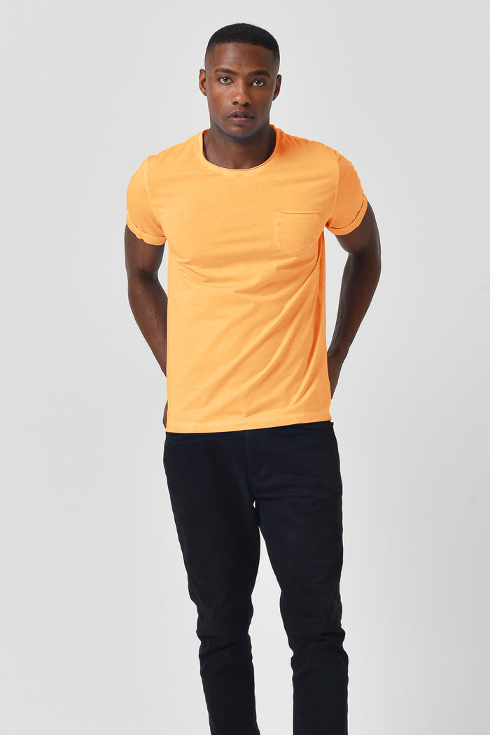 Pocket T-Shirt Slim - Apricot