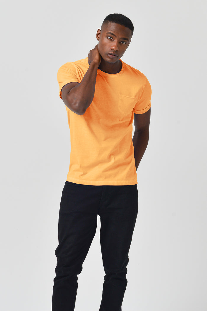 Pocket T-Shirt Slim - Apricot