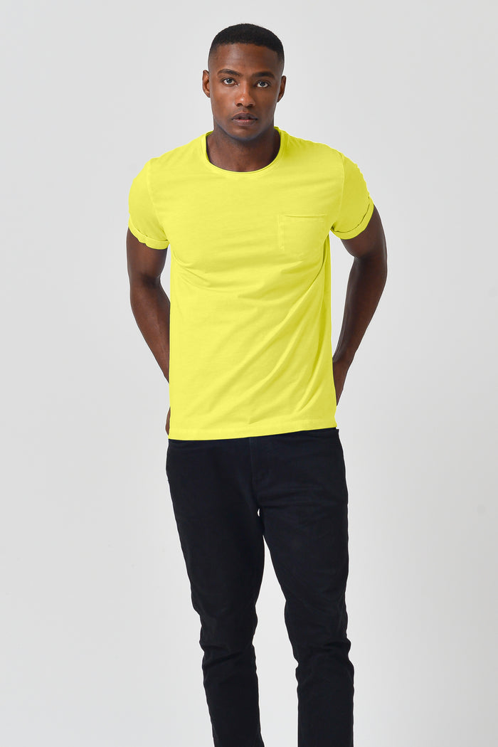 Pocket T-Shirt Slim - Lime