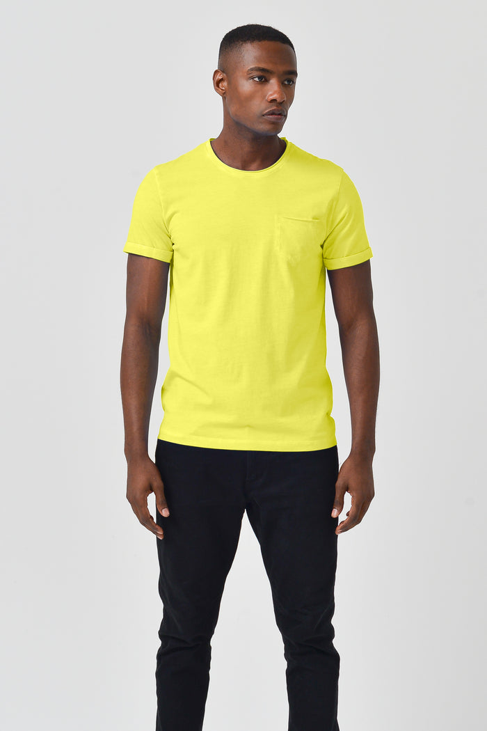 Pocket T-Shirt Slim - Lime