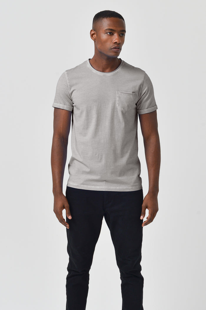 Pocket T-Shirt Slim - Steel