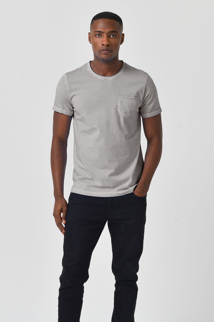 Pocket T-Shirt Slim - Steel