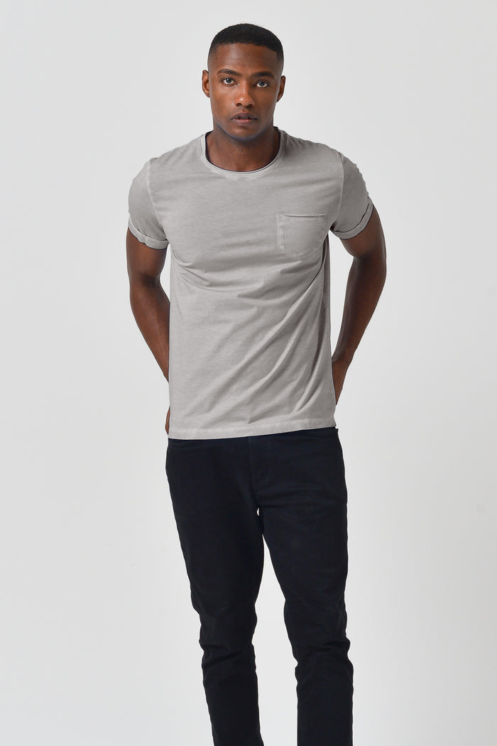 Pocket T-Shirt Slim - Steel