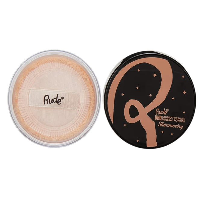 Polvo Mineral Studio Finishing Mineral Powder, Shimmering Rude Cosmetics