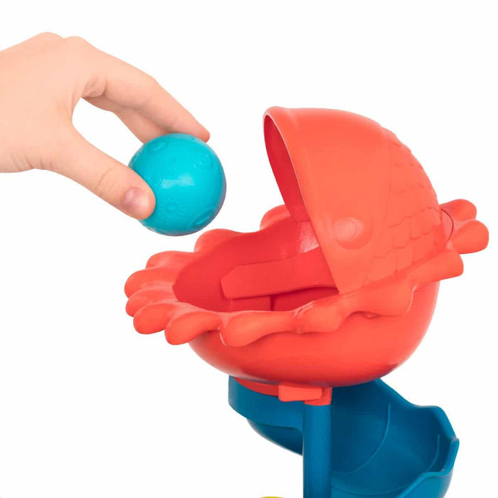 Light-up whale ball popper