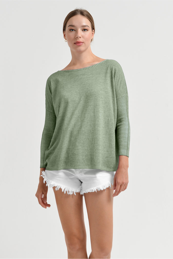 Portofino Knit - Palm