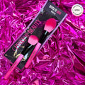 Pretty in Pink Brush Set - 2 Piece Vegan Makeup Brush Collection | Pinky B Beauty
