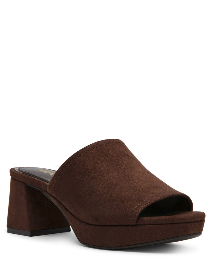 Anne Klein Chocolate Primo Heel Pump