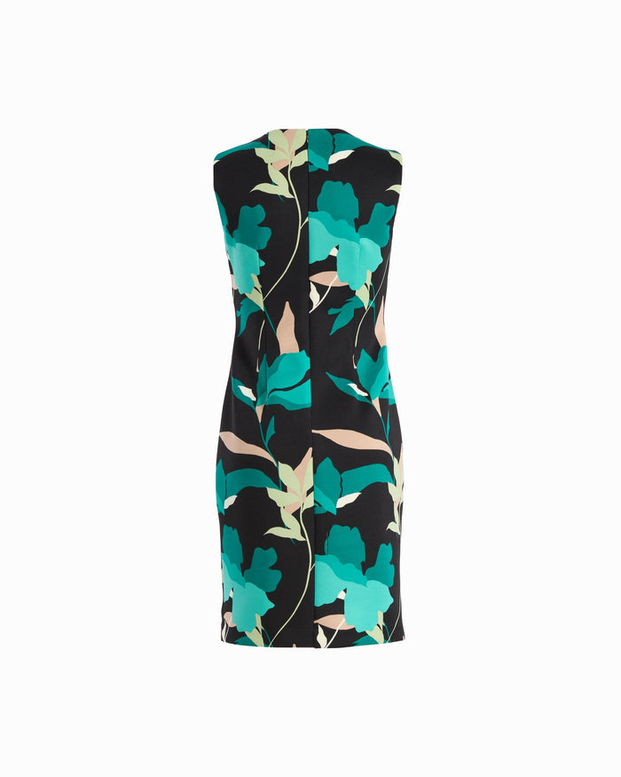 Anne Klein Printed Scuba Sheath Dress