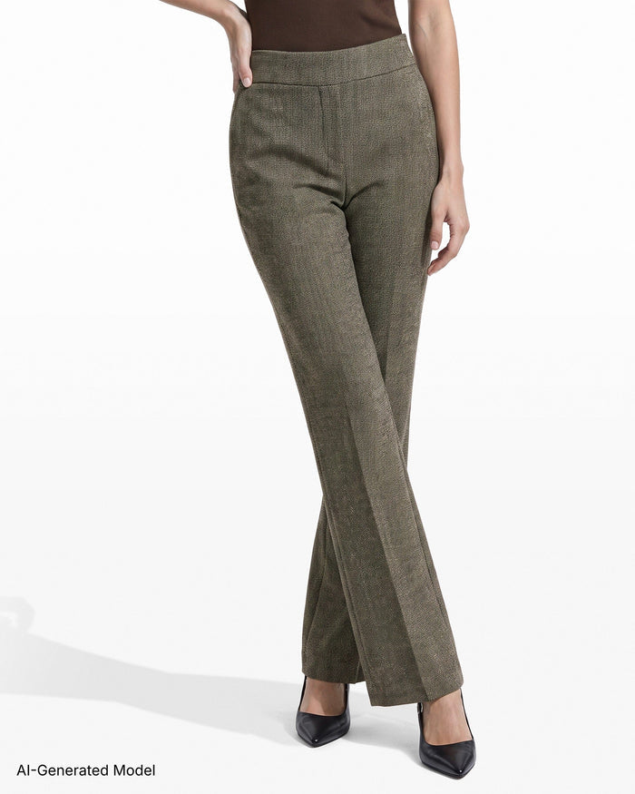 Anne Klein Pull-On Mid-Rise Pant