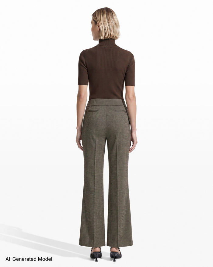 Anne Klein Pull-On Mid-Rise Pant