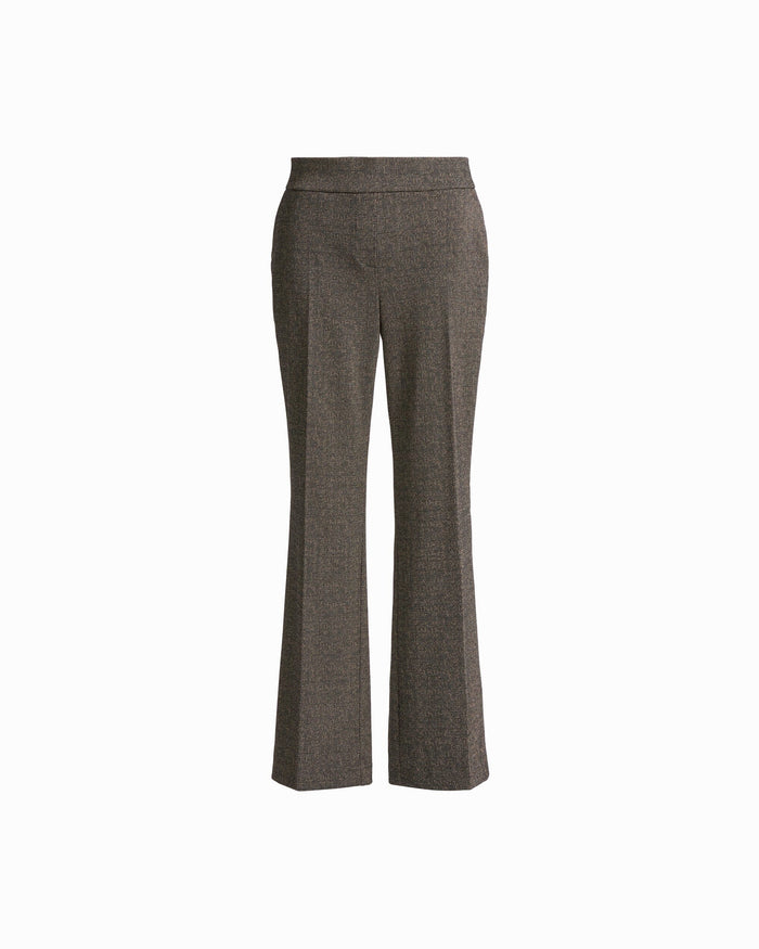 Anne Klein ANNE BLACK MULTI Pull-On Mid-Rise Pant
