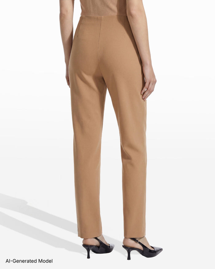 Anne Klein Pull-On Straight Ankle Pant