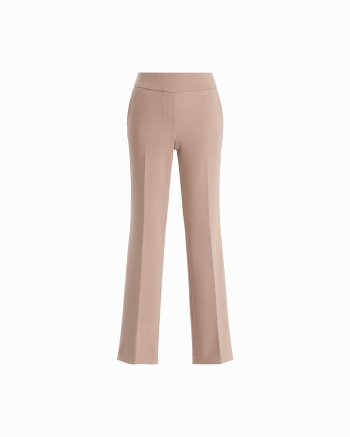 Anne Klein NATURAL CLAY Pull-On Trouser with Slash Pockets