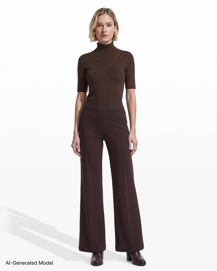 Anne Klein Pull On Wide Leg Pant