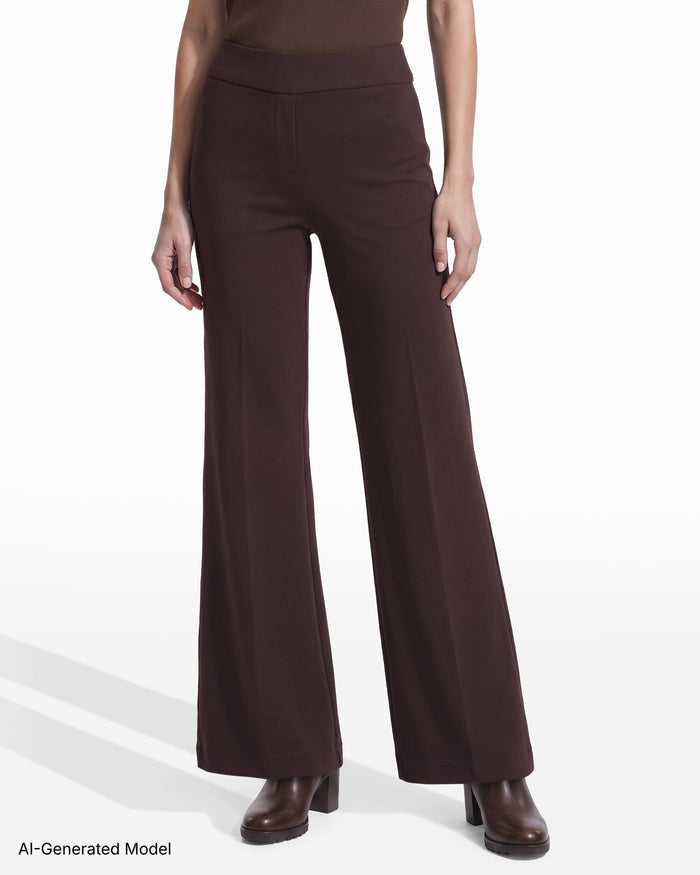 Anne Klein Pull On Wide Leg Pant