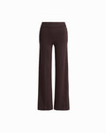 Anne Klein DEEP MAHOGANY Pull On Wide Leg Pant