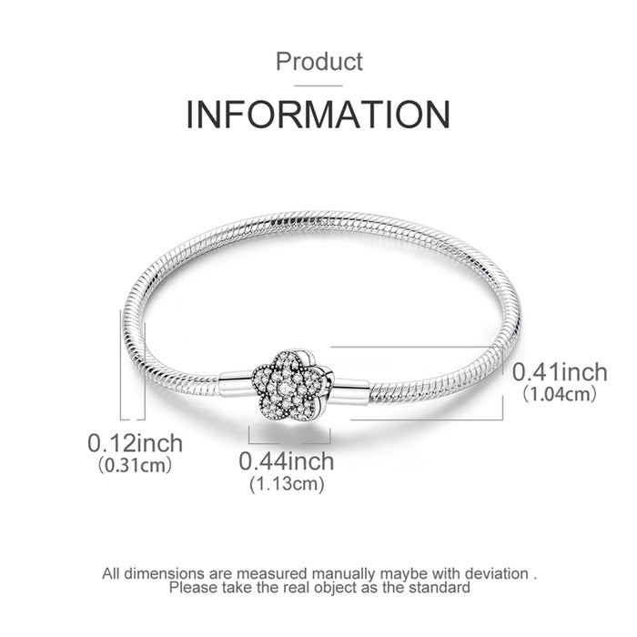 Pulsera Flor Diamantada
