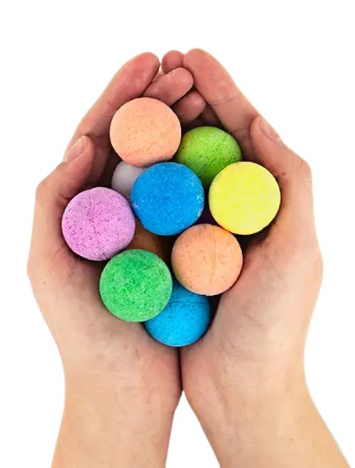 Rainbow Bath Bombs