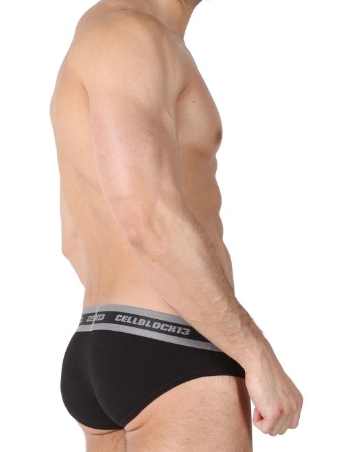 Rascal Low Rise Ribbed Brief - Black