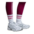 Raspberry Pink Half Crew Socks