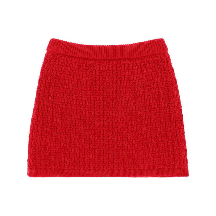 Red 'Paris' Skirt