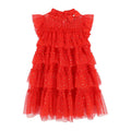 Red Sparkle Tulle "Mitzi" Dress