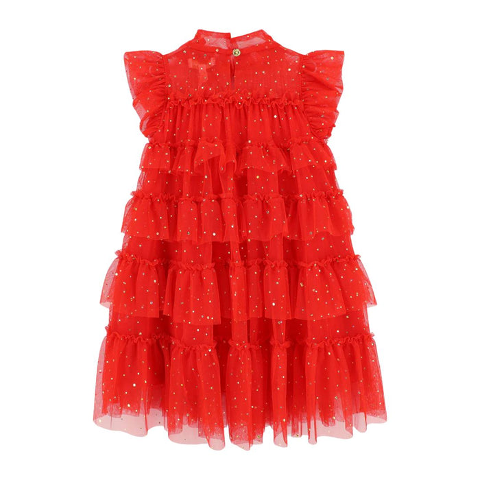 Red Sparkle Tulle "Mitzi" Dress