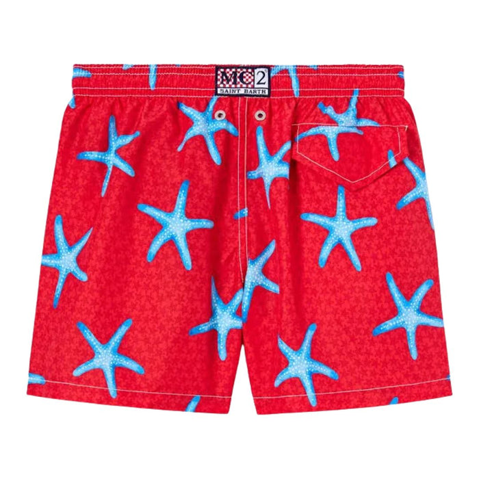 Red Starfish Swim Shorts