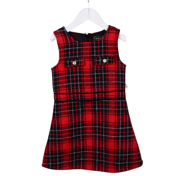 Red Tartan Dress & T-Shirt