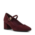 Anne Klein Burgundy Micro Remie Mary Jane Pump
