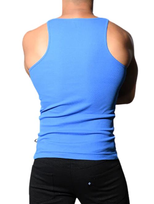 Ribbed Tank - Blue