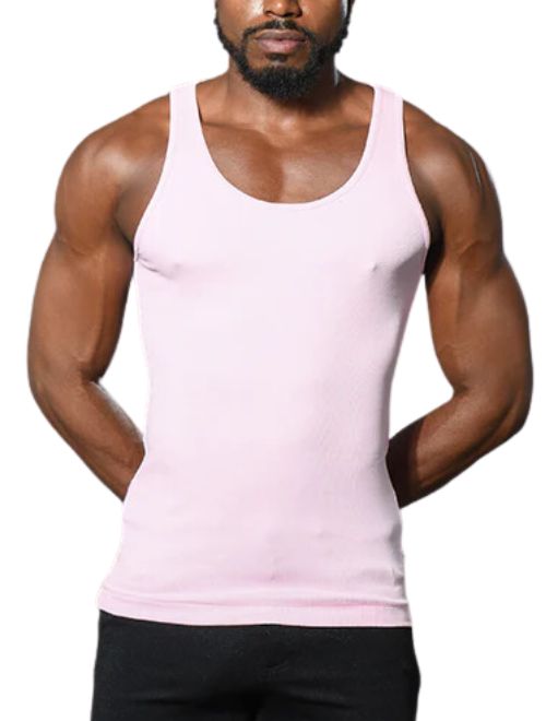 Ribbed Tank - Pink