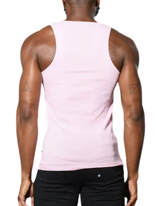 Ribbed Tank - Pink