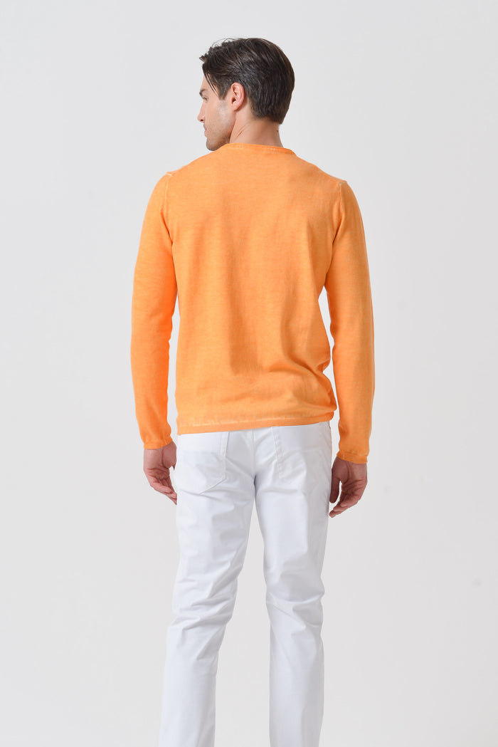 Rolled Hem Knit - Apricot