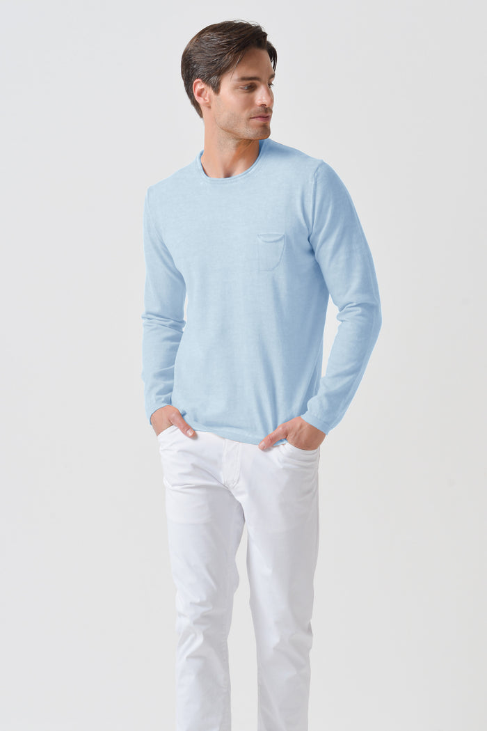 Rolled Hem Knit - Aria