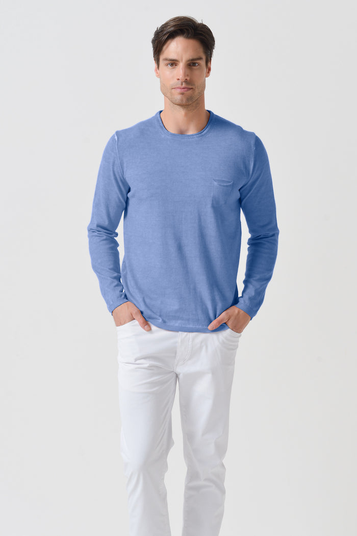 Rolled Hem Knit - Bay