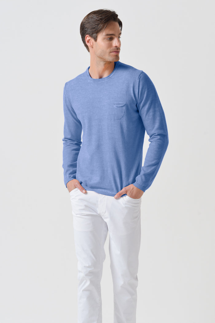 Rolled Hem Knit - Bay
