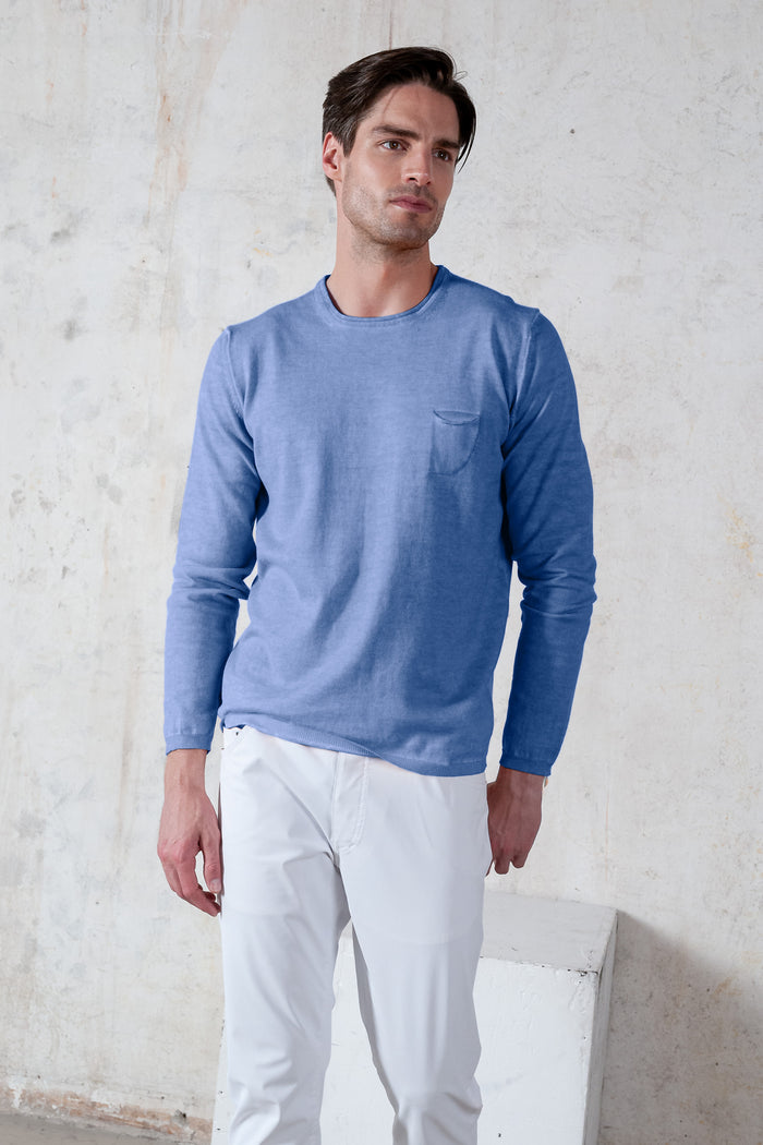 Rolled Hem Knit - Bay