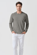 Rolled Hem Knit - Dolphin