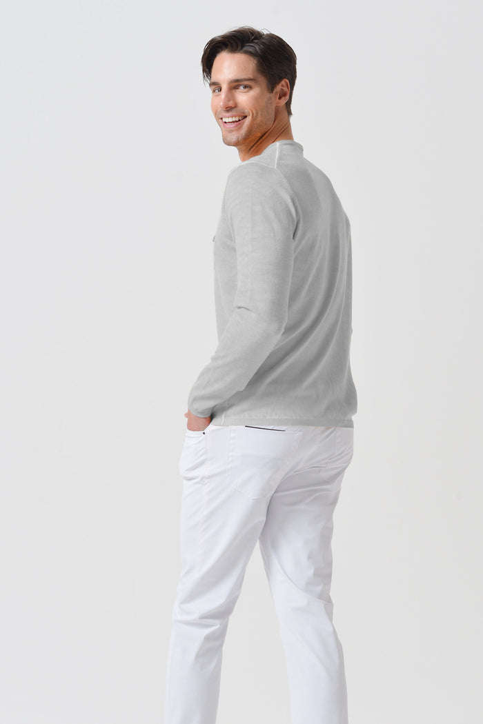 Rolled Hem Knit - Marmo