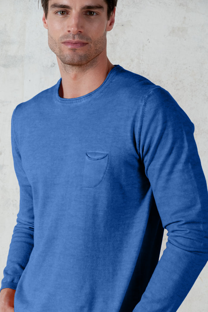 Rolled Hem Knit - Oceano