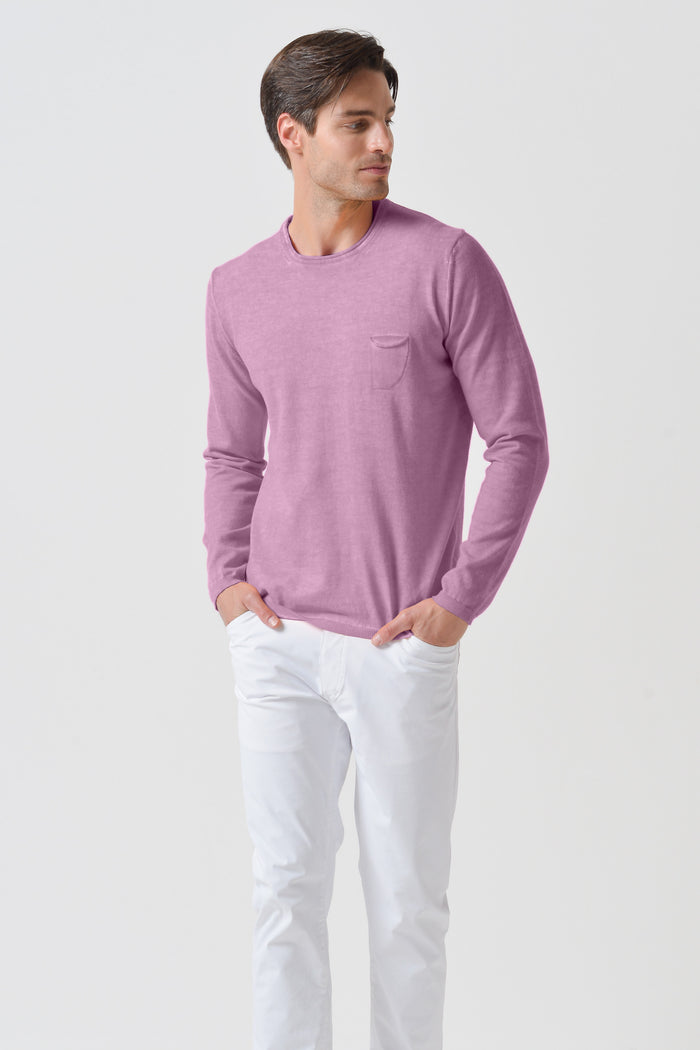 Rolled Hem Knit - Peonia