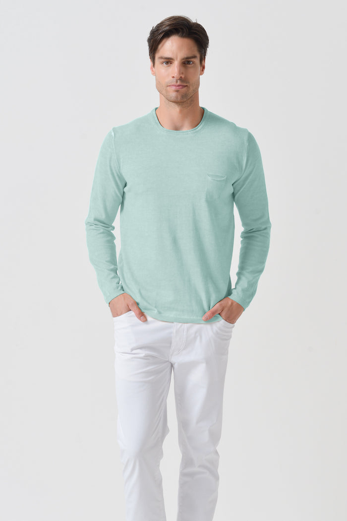 Rolled Hem Knit - Tahiti