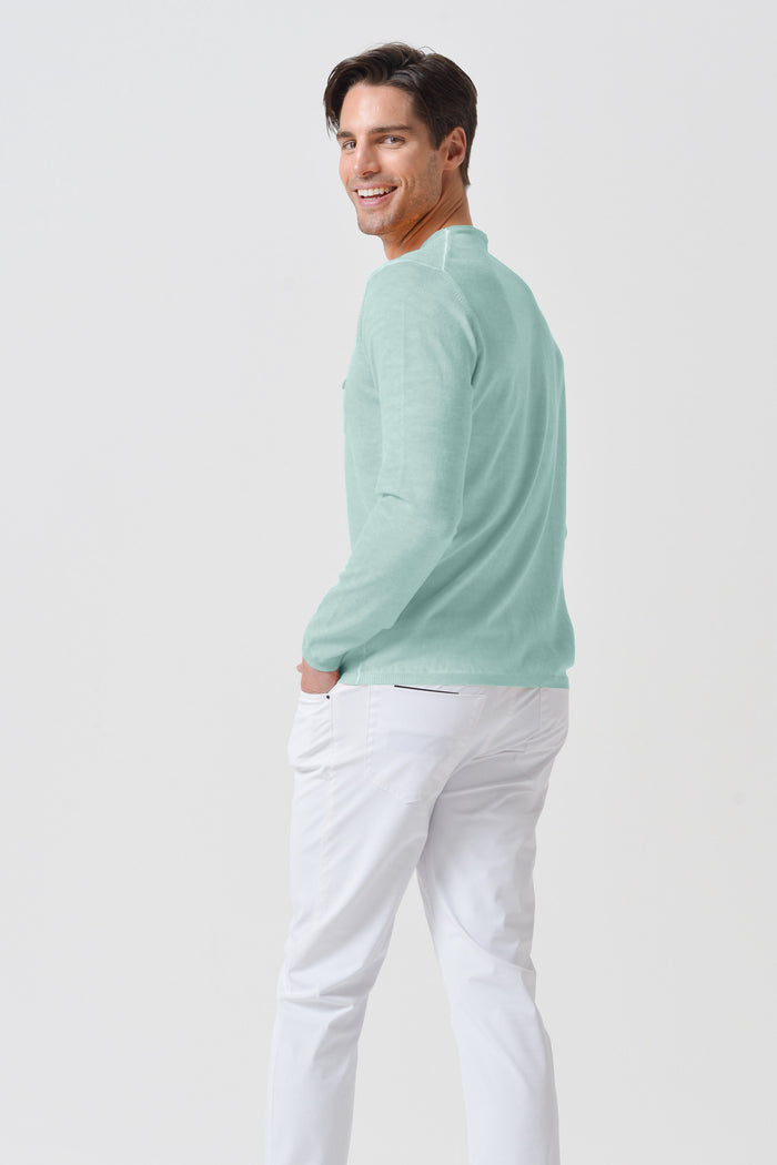 Rolled Hem Knit - Tahiti
