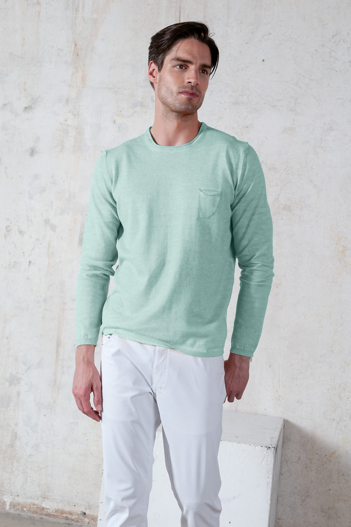 Rolled Hem Knit - Tahiti