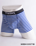 Ropa interior para caballero Biker-Azul/blanco TWINS