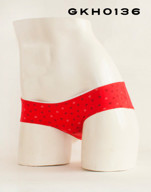 Ropa interior para dama calzón cachetero Rojo-Pelotas TWINS